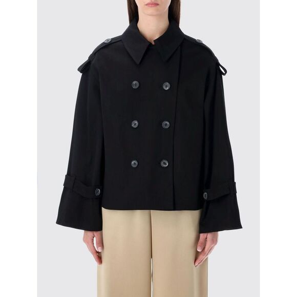 BY MALENE BIRGER Jackets & Blazers - By Malene Birger Women Double-Breasted Cotton Blend Trench Coat By Malene Birger
